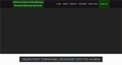 Desktop Screenshot of crownpttownhomes.com